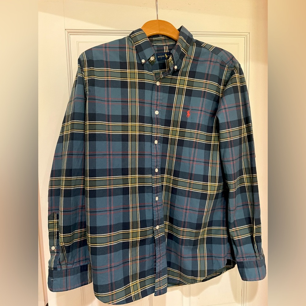 Ralph Lauren Men's Multicolor Plaid Button-Down Shirt